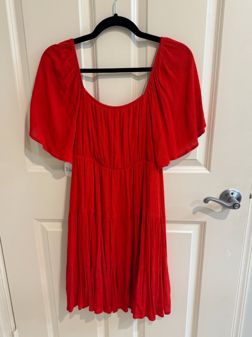 NWT Altar'd State Red Ruffle Dress Size Large - Picture 4 of 5